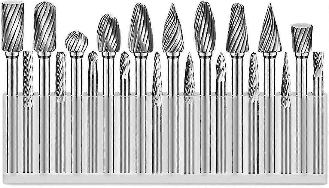 Tungsten Carbide Burr Set Rotary File Rasp - 20pcs