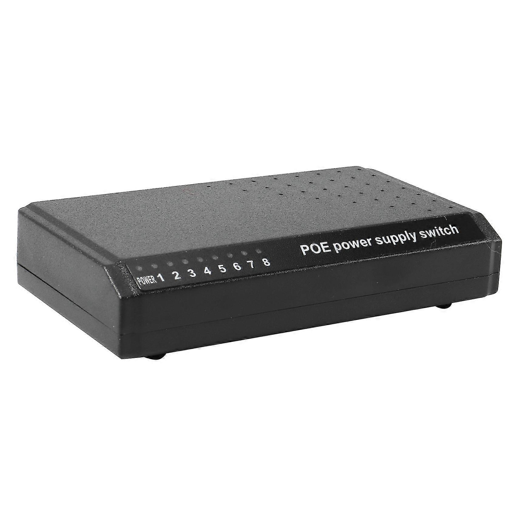 8 Ports 6+2 Injector Power Over Rj45 Ethernet Without Power Adapter Family Network System 10/100m F