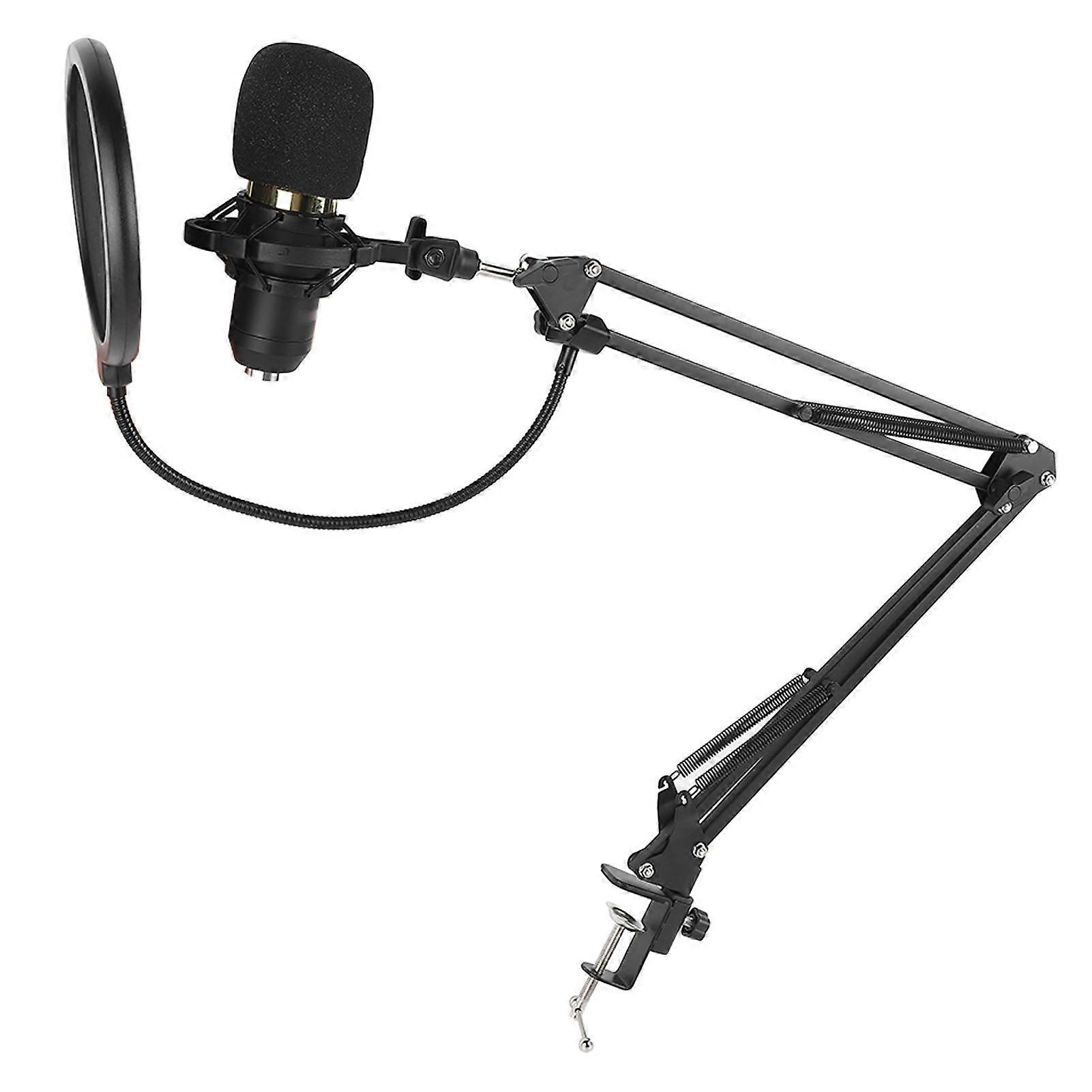 Condenser Microphone Professional Plug and Play PC Computer Microphone for Gaming Streaming Recording Podcasting