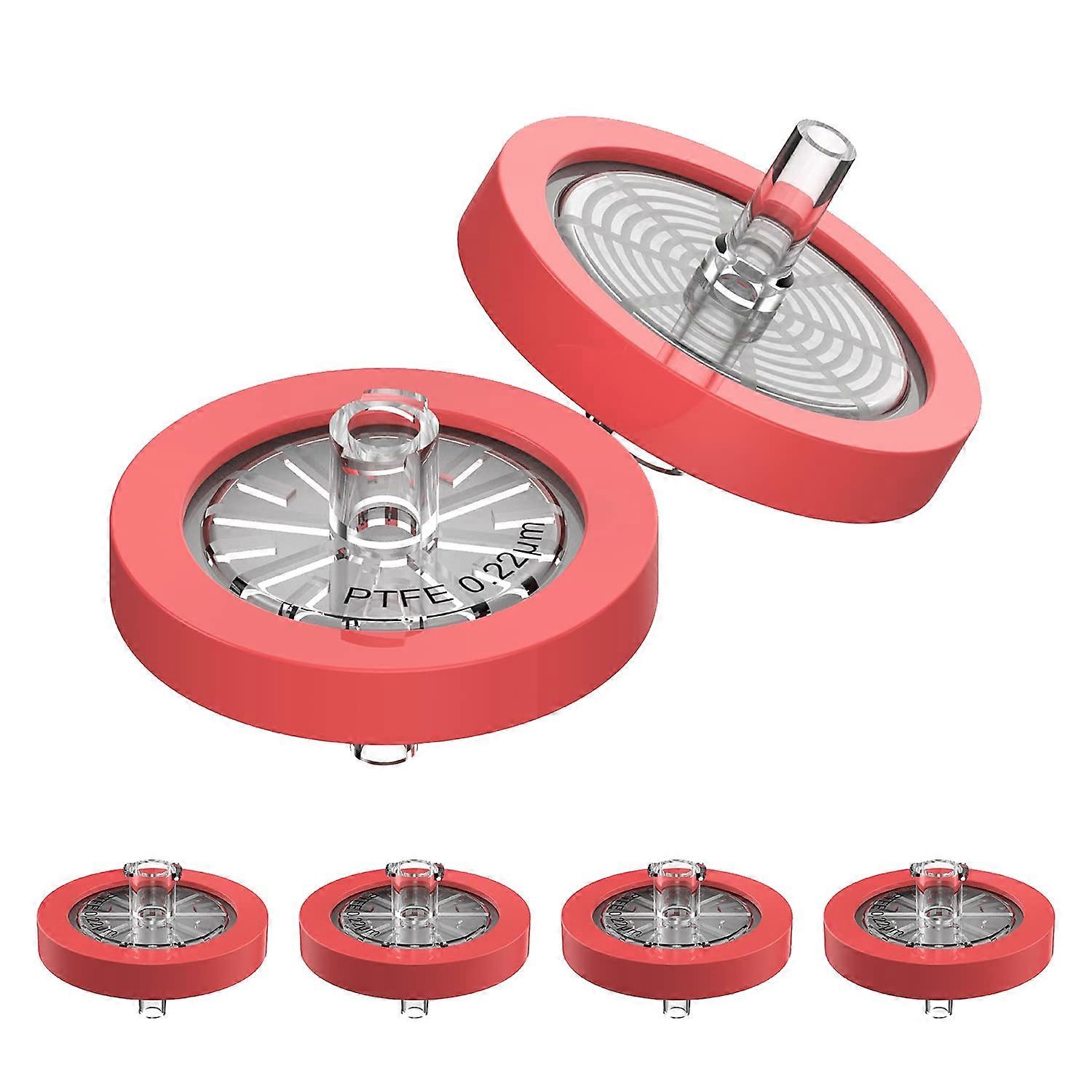 100 PCS Syringe Filter , Syringe Lab Filter 25mm Membrane Diameter, 0.22M Pore Size, HPLC