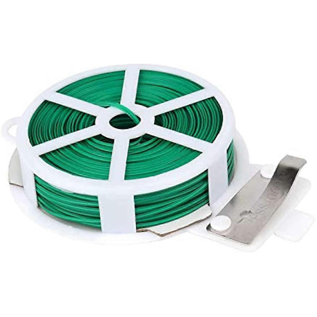 50M Garden Twine Garden Twist Ties with Cutter for Plants Vines and Wrapping Cords Christmas Tree Tie
