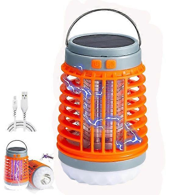 Mozz Guard Mosquito Zapper, Buzzbug Mosquito Killer, 2024 Multifunctional Solar Anti-Mosquito Light, USB Charing and Solar, 3 in 1 Great for Outdoor a