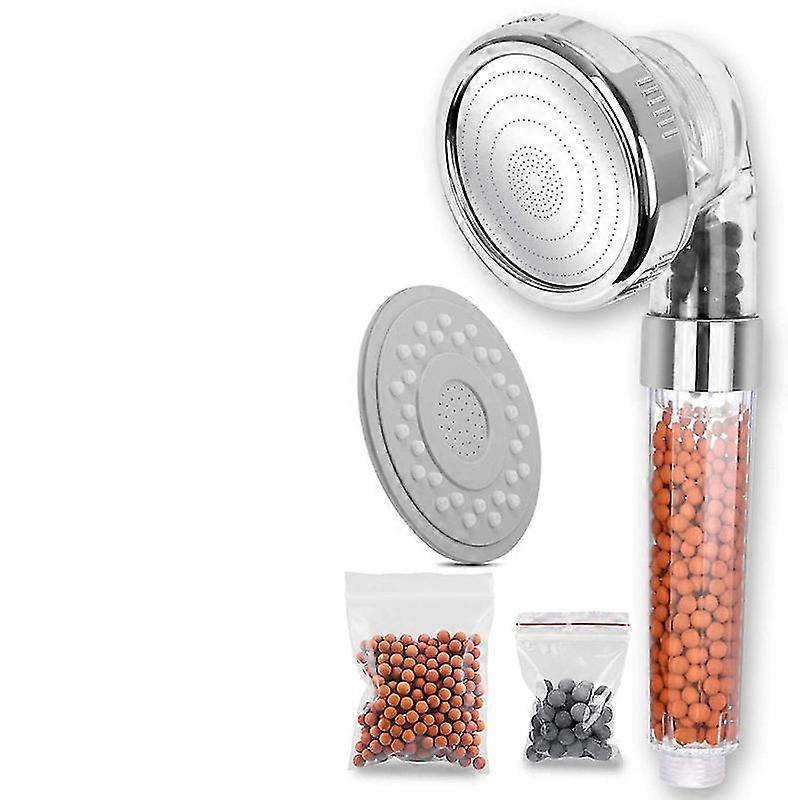 Hand Shower Shower Head With Filter, Lime Filter, Boost Shower Head, 3 Spray Types, Hand Shower Boost Shower With Mineral Stone Ion