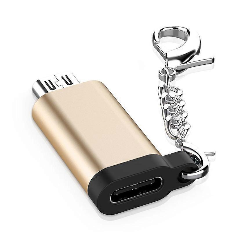 Hane mikro USB-adapter till USB Type-C hona för telefon, kabel, omvandlare, datautbyte, OTG, Lämplig för Samsung, Xiaomi, Huawei