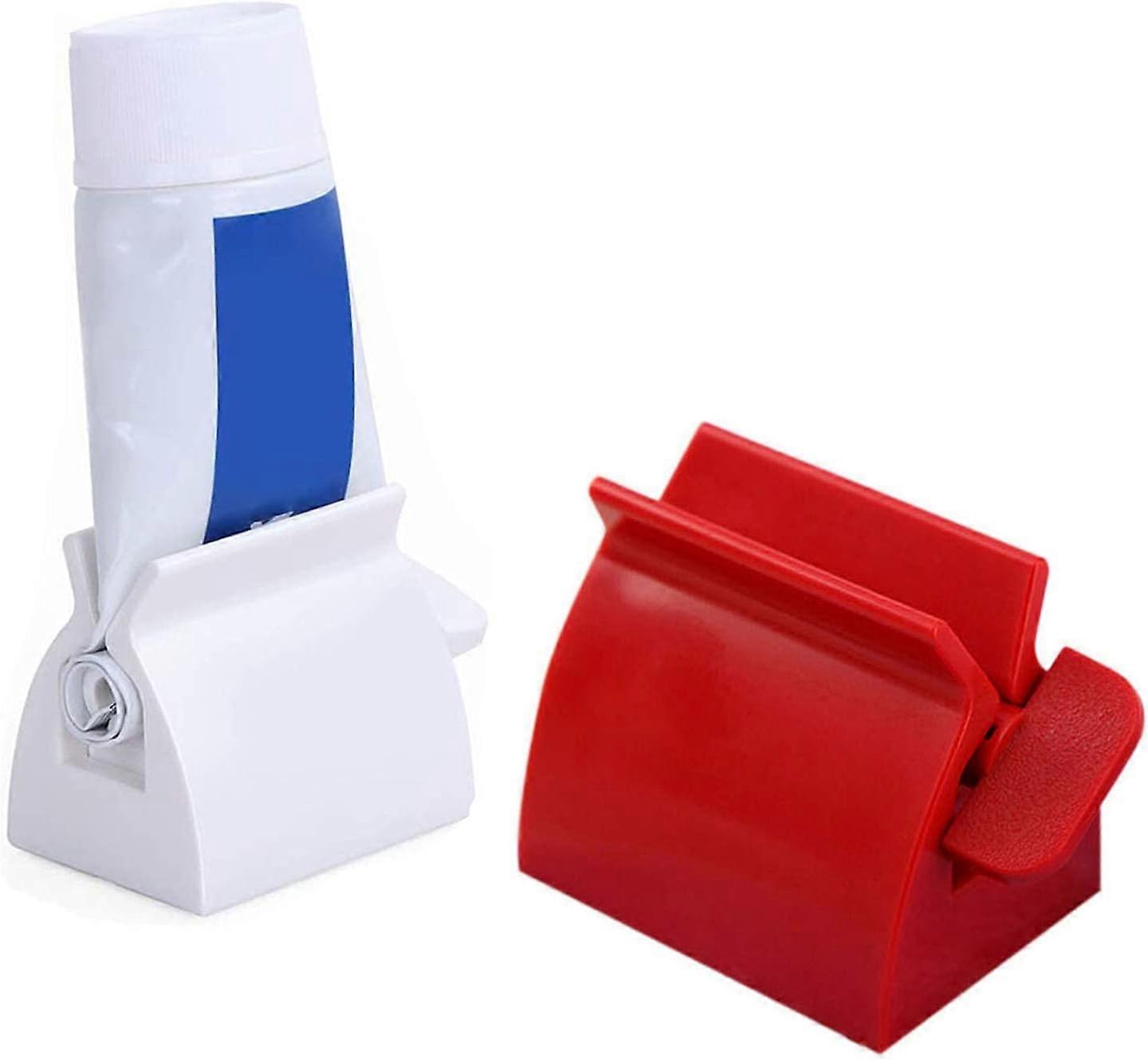 Toothpaste Tube Squeezer,Toothpaste Seat Holder Stand Rotate Toothpaste Dispenser,Hair Color Dye/Cosmetic/Oil Paint Squeezer