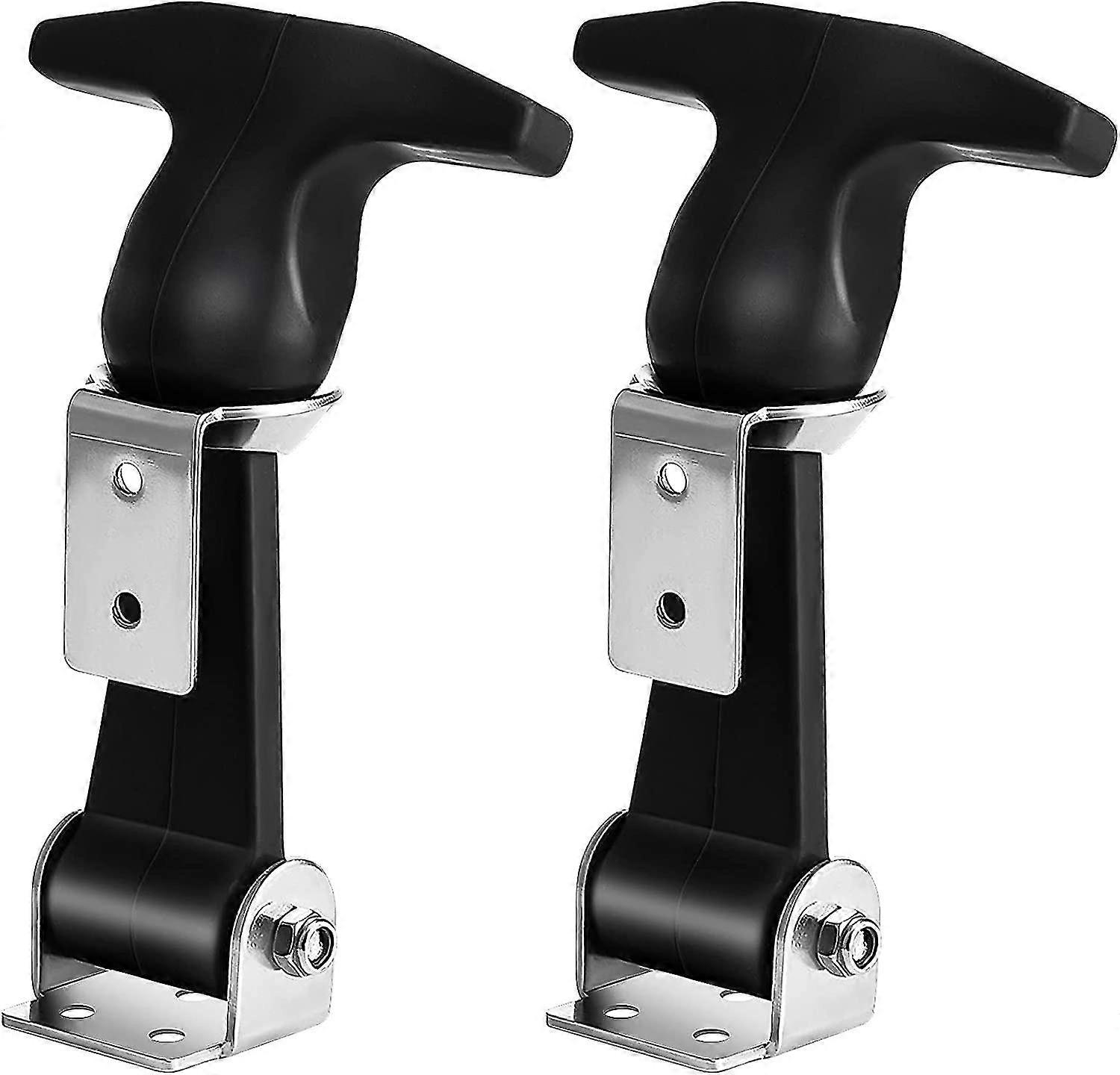 Flexible T-Handle Pull Latches Stainless Steel Rubber Hood Latch Flexible Hasp Latches-Yvan