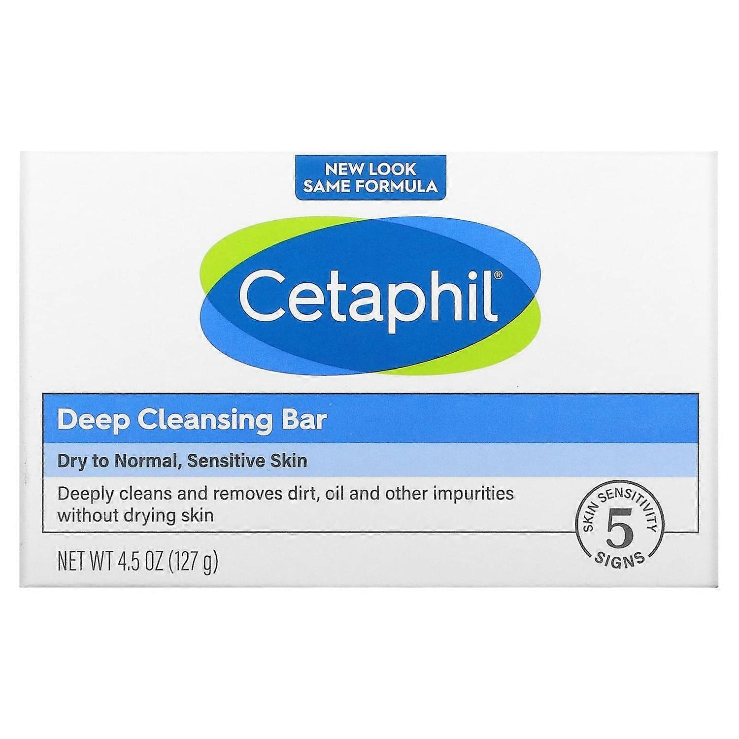 Cetaphil, Deep Cleansing Bar, 4.5 oz (127 g)