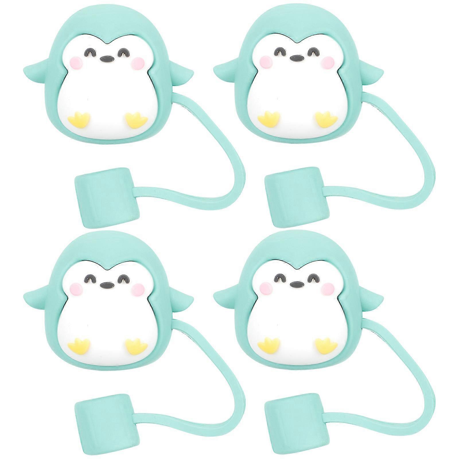 10 Stück Strohhalmabdeckungen für wiederverwendbare Strohhalme Niedliche Strohhalmabdeckungen Kappe Silikon Strohhalmspitzen Deckel