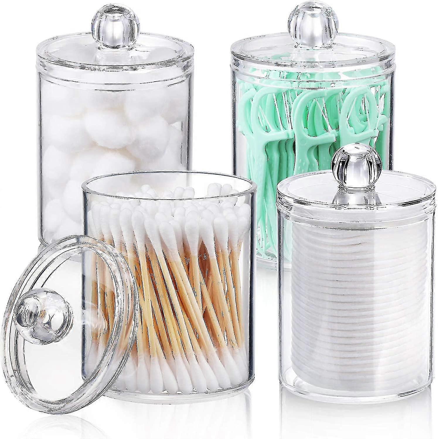 Transparent Cotton Swab Storage Box