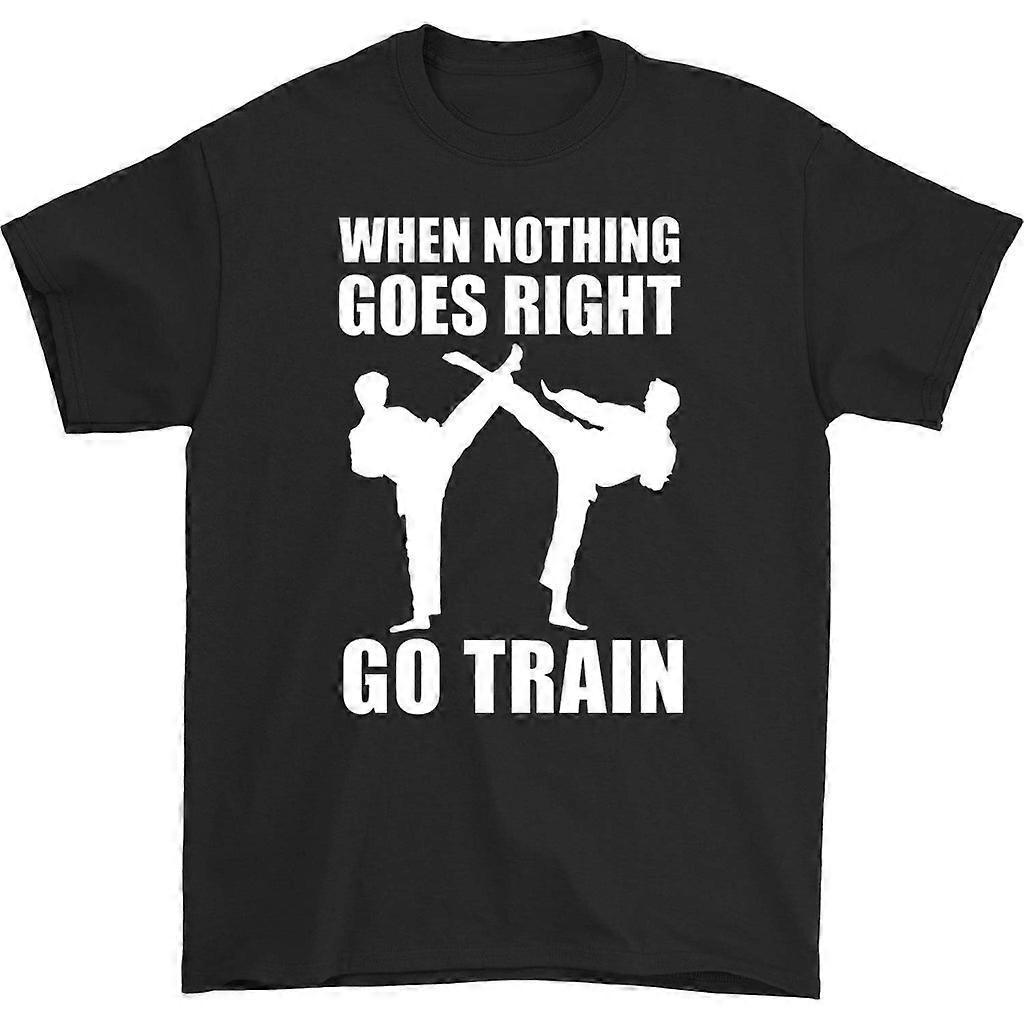 When Nothing Goes Right Go Train T-shirt