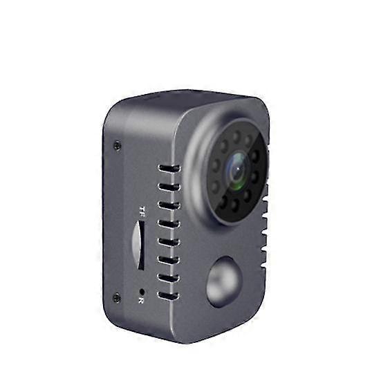 Mini fotocamera 1080p HD, crono 120 gradi grandangolare a infrarossi (grigio)