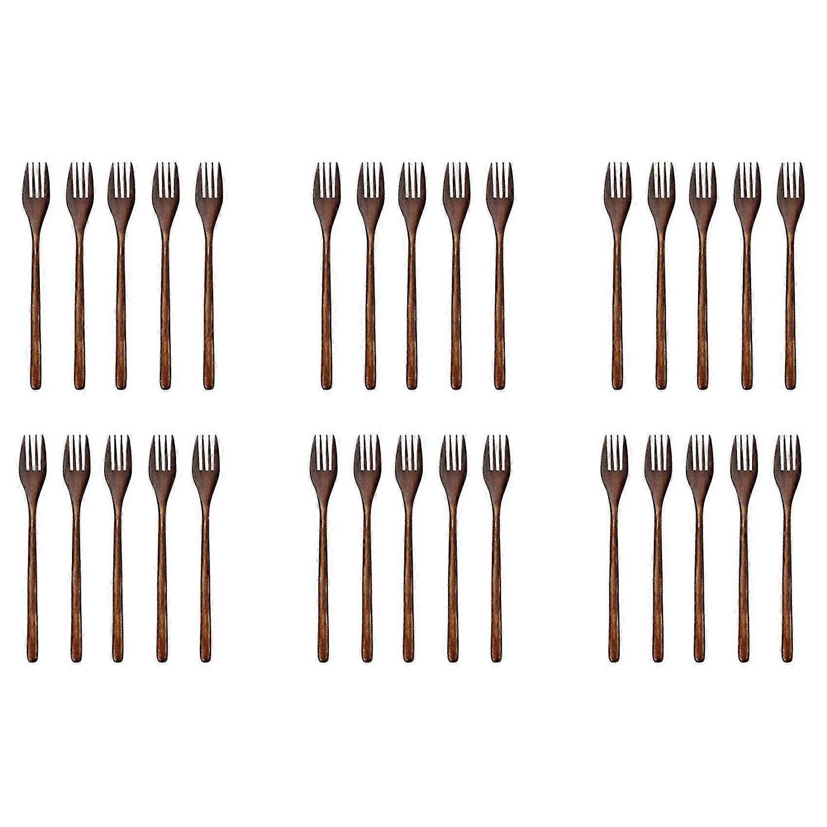 wooden compatible withks, 5 pieces wood salad dinner compatible withk tableware