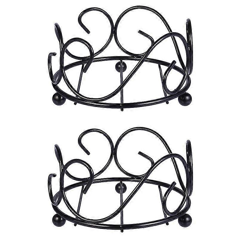 2pcs wrought iron coaster holder premium coaster holder creative coaster holder