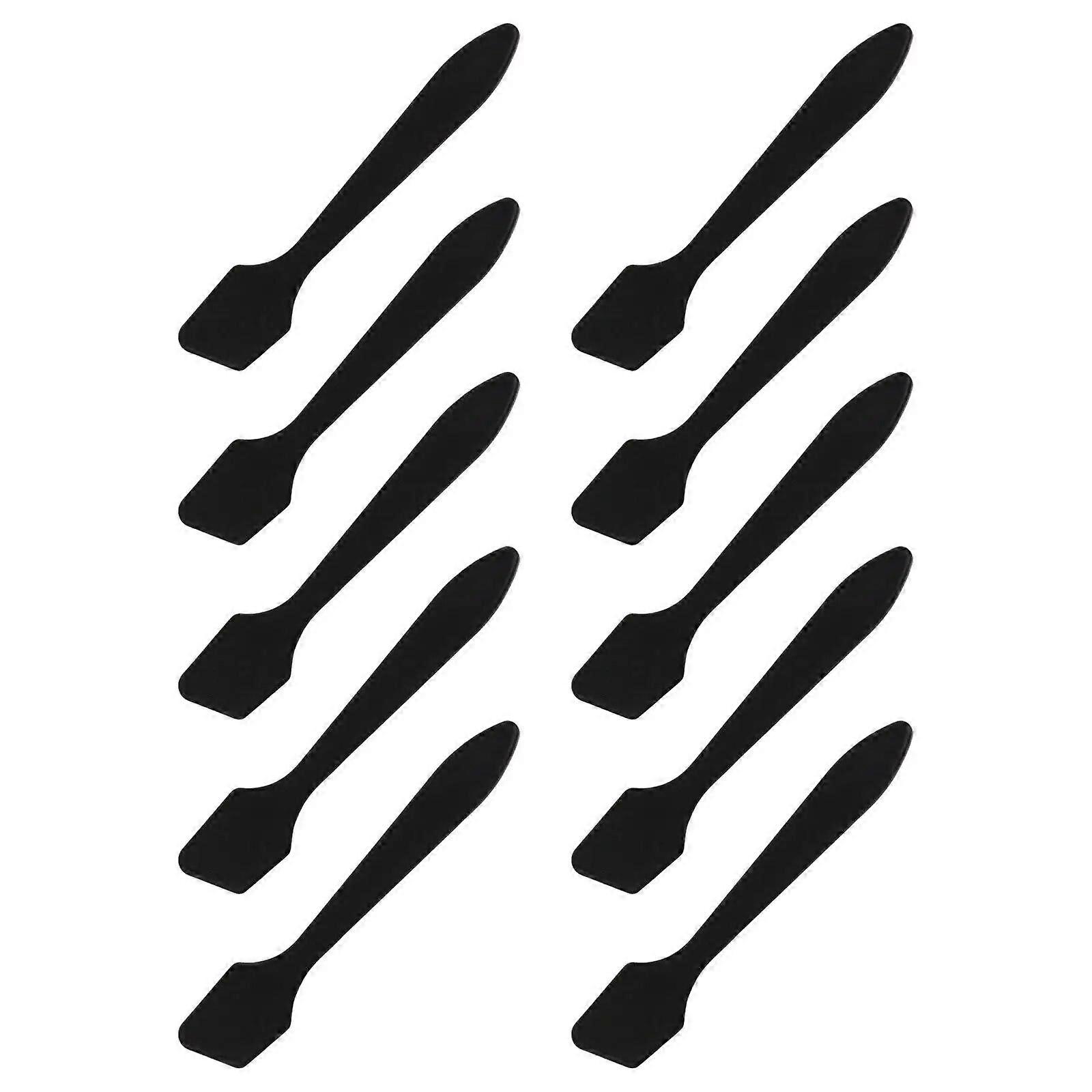 10Pcs Barbeque Scraper Multifunction Professional Cosmetics Apply Thermal Paste Jar Spatula Portable Reusable Silicone Spatula