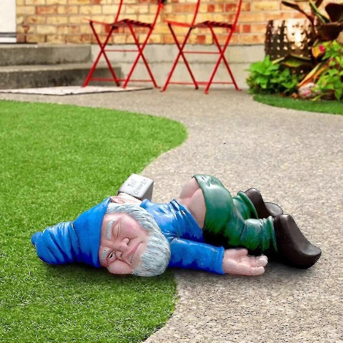 Dwarf Garden Gnomes Decorations Drunken [free Shipping]