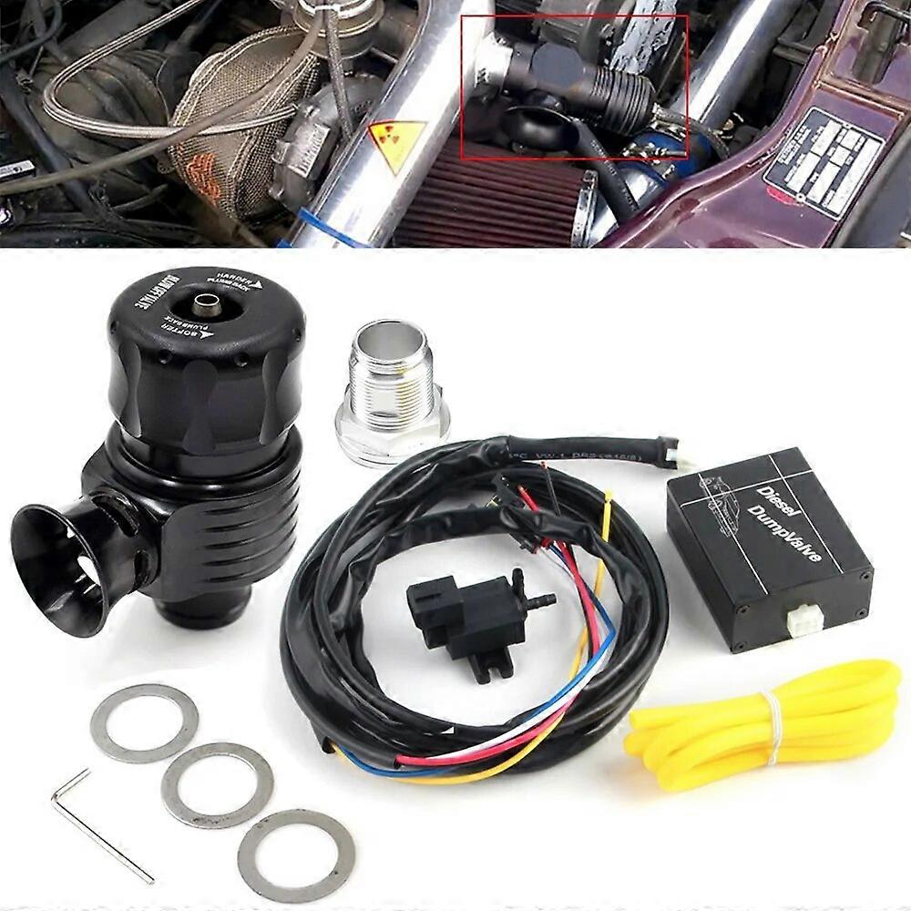 1 Set Elettrico Digitech Turbo Diesel Blow Off DUMP Valvola Diesel Turbo Dump Valvola Diesel BOV Scarico Valvola Universale