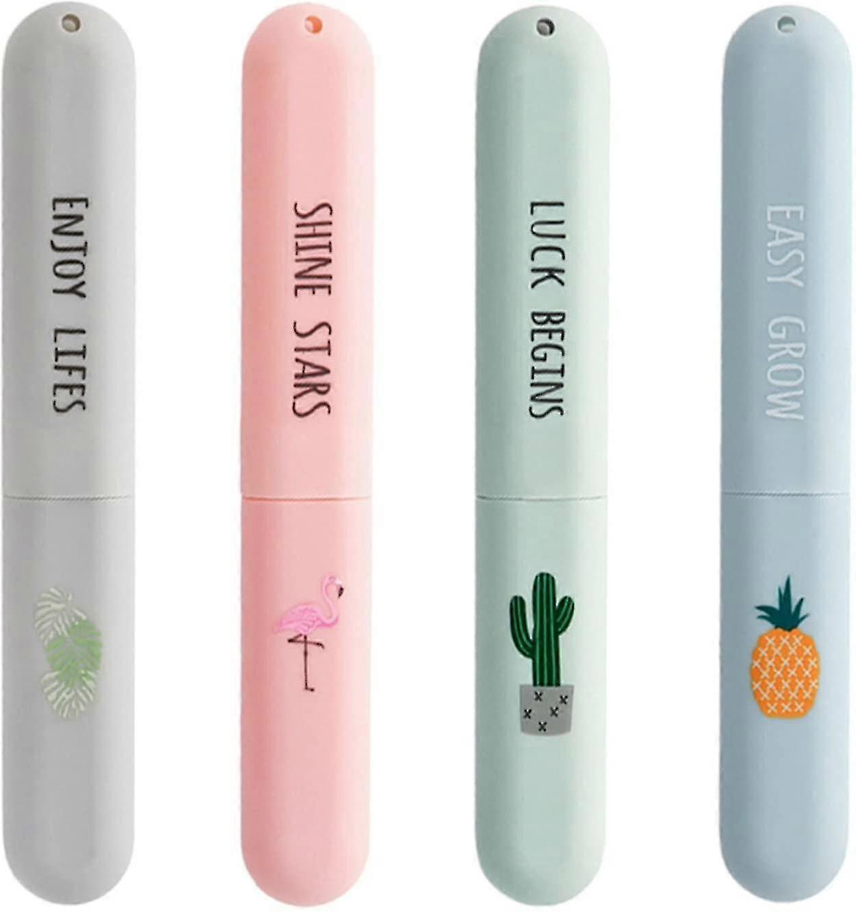 4pcs Toothbrush Case, Toothbrush Head Protective Case Toothbrush Box T