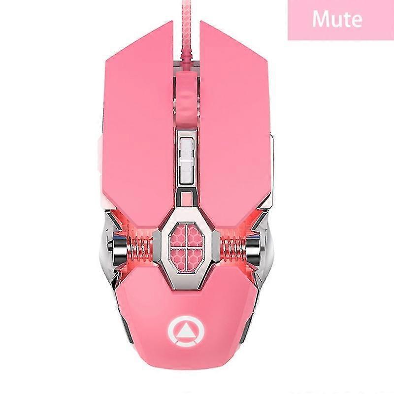 Wired Macro Programming Metal Mechanical Mouse Led Breathing Light 4 Gear Dpi Adjustable Desktop Computer Laptop Gaming Mouse