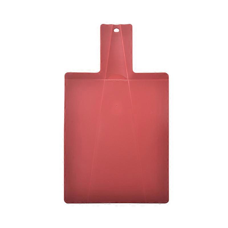 Foldable Plastic Cutting Board, Red 38.1*21.5cm