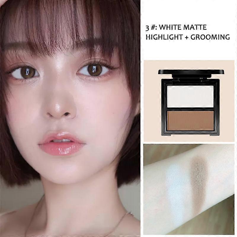 4 Color Matte Contour Sticker Shimmer Powder Highlighters Bronzers Nose