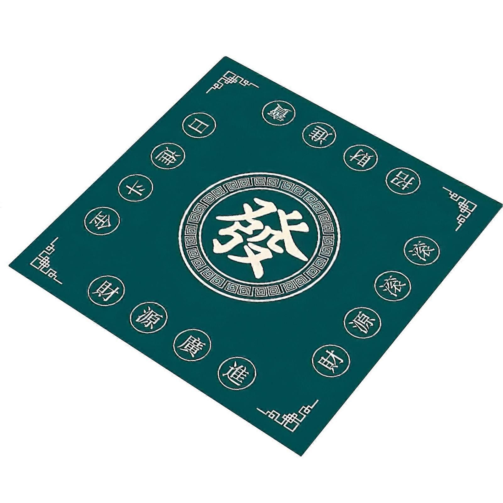 Mahjong Table Mat Poker Domino Mahjong Tile Card Board Game Anti-slip Noise Reduction Square Mah Jong Table Cover Playmat
