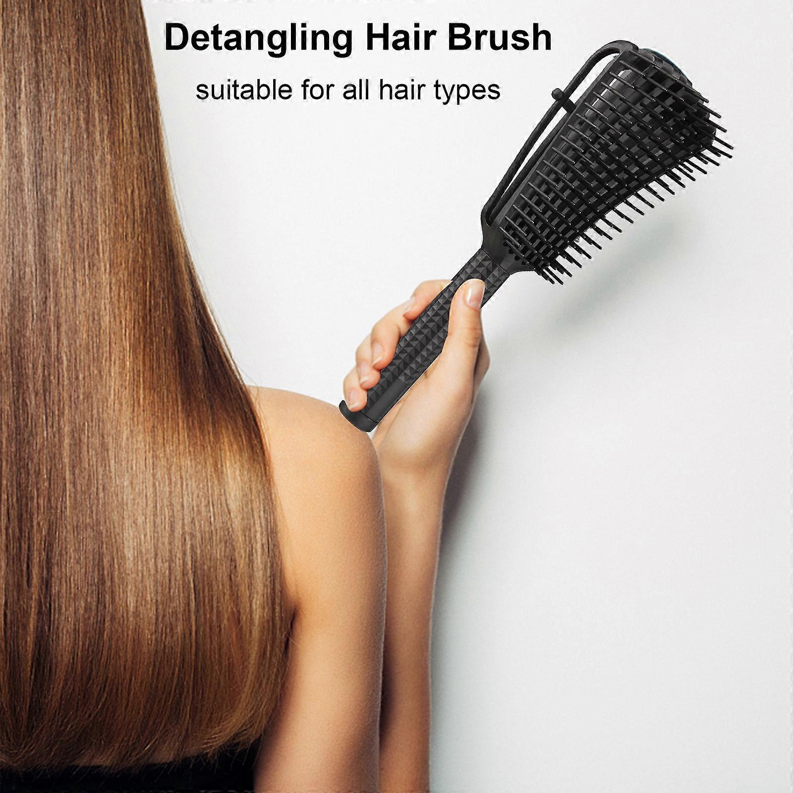 Hairdressing Comb Adjustable Teeth Width Pink