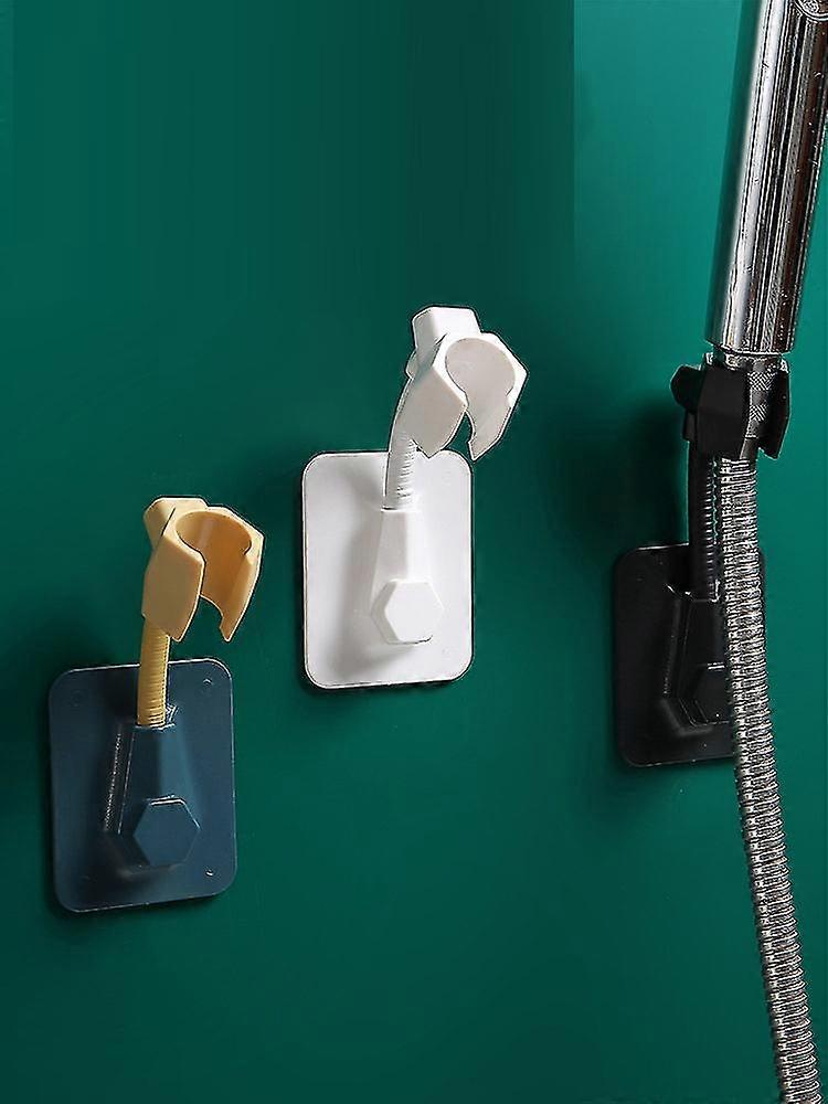 Shower Stand Bathroom Adjustable No-punch Shower Head Base Shelf(3pcs)