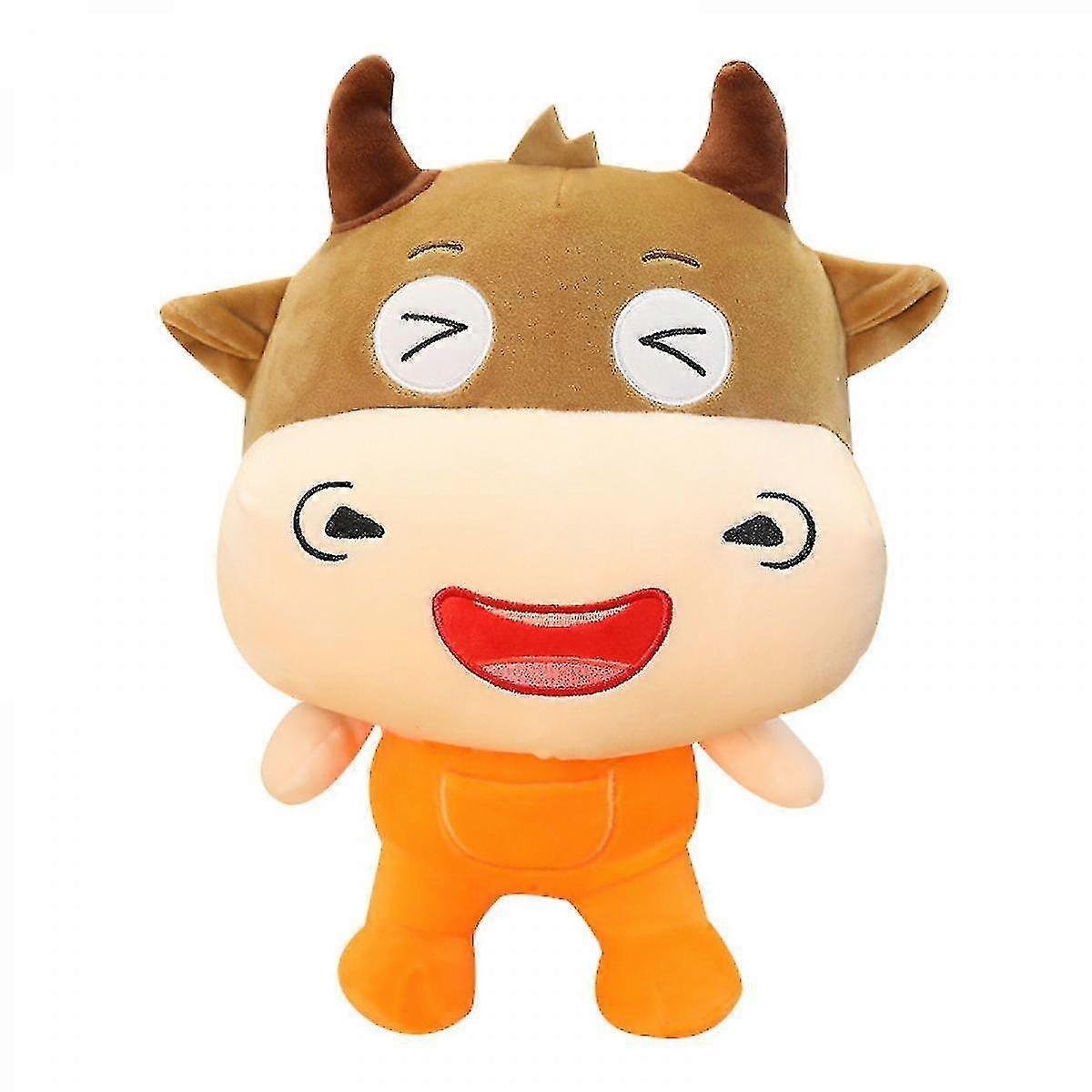 Cow Plush Toy Cow Stuffed Animal Doll Kawaii Cattle Plush Toys Stuffed Soft Pillow