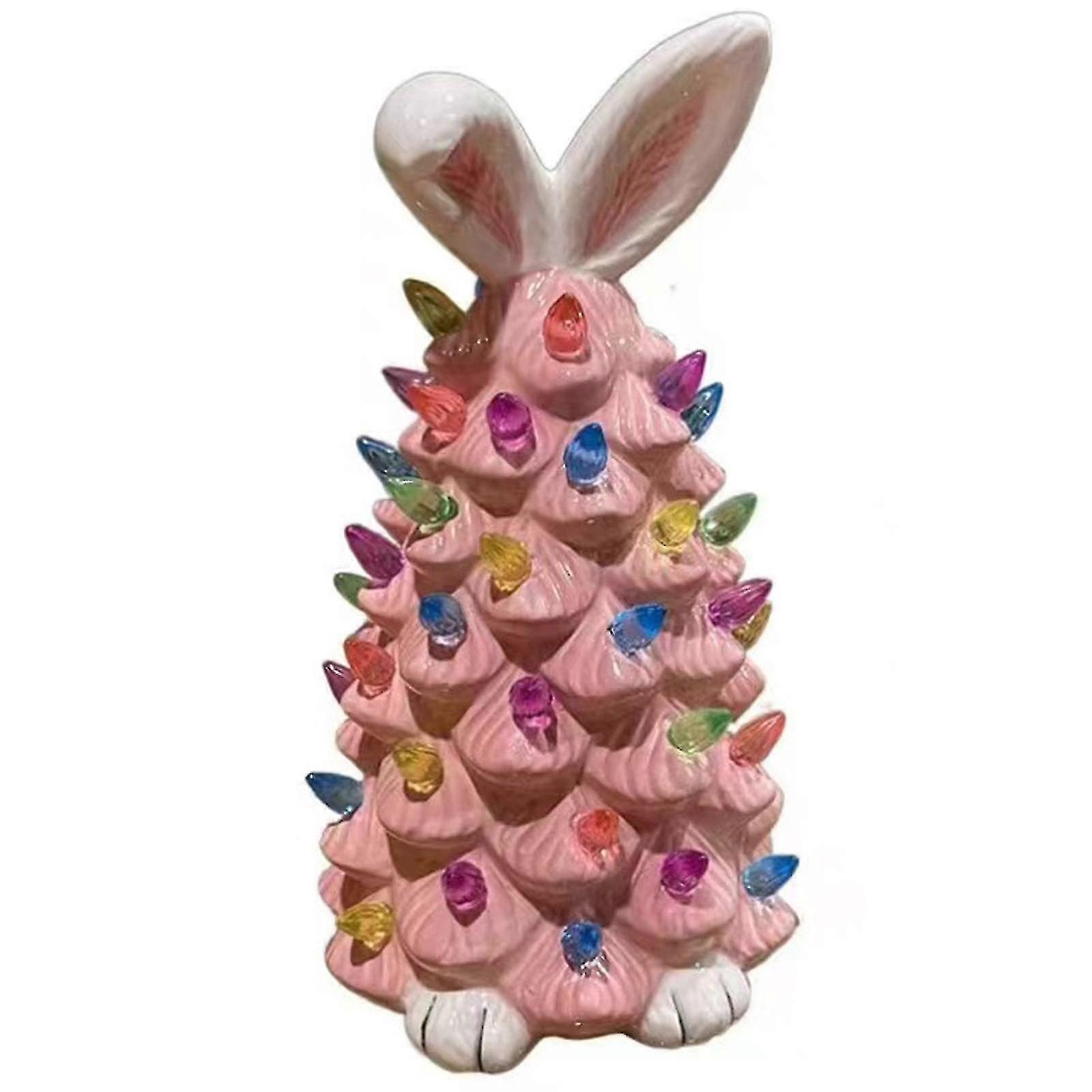 2.36*2.36* 6 Inch Easter Tabletop Bunny Rabbit Tree,easter Bunny Decorationsspring Home Decor