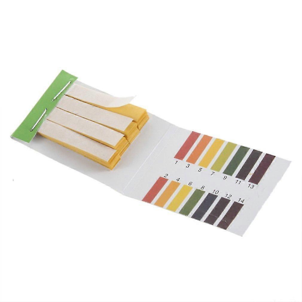 80 Strips Full Ph 1-14 Test Indicator Litmus Paper Water Soil Testing Kit