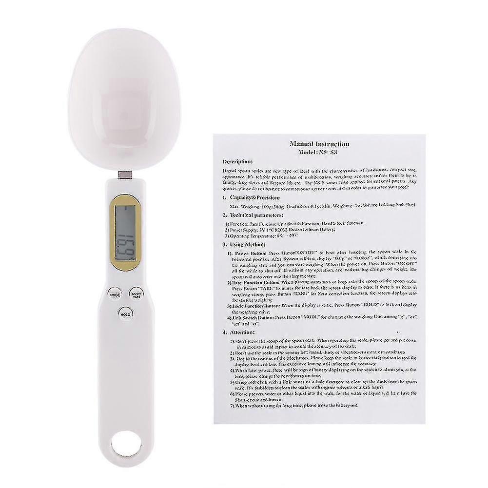 Digital Kitchen Spoon Scale LCD Display 500g0.1g Electronic Measuring Tool