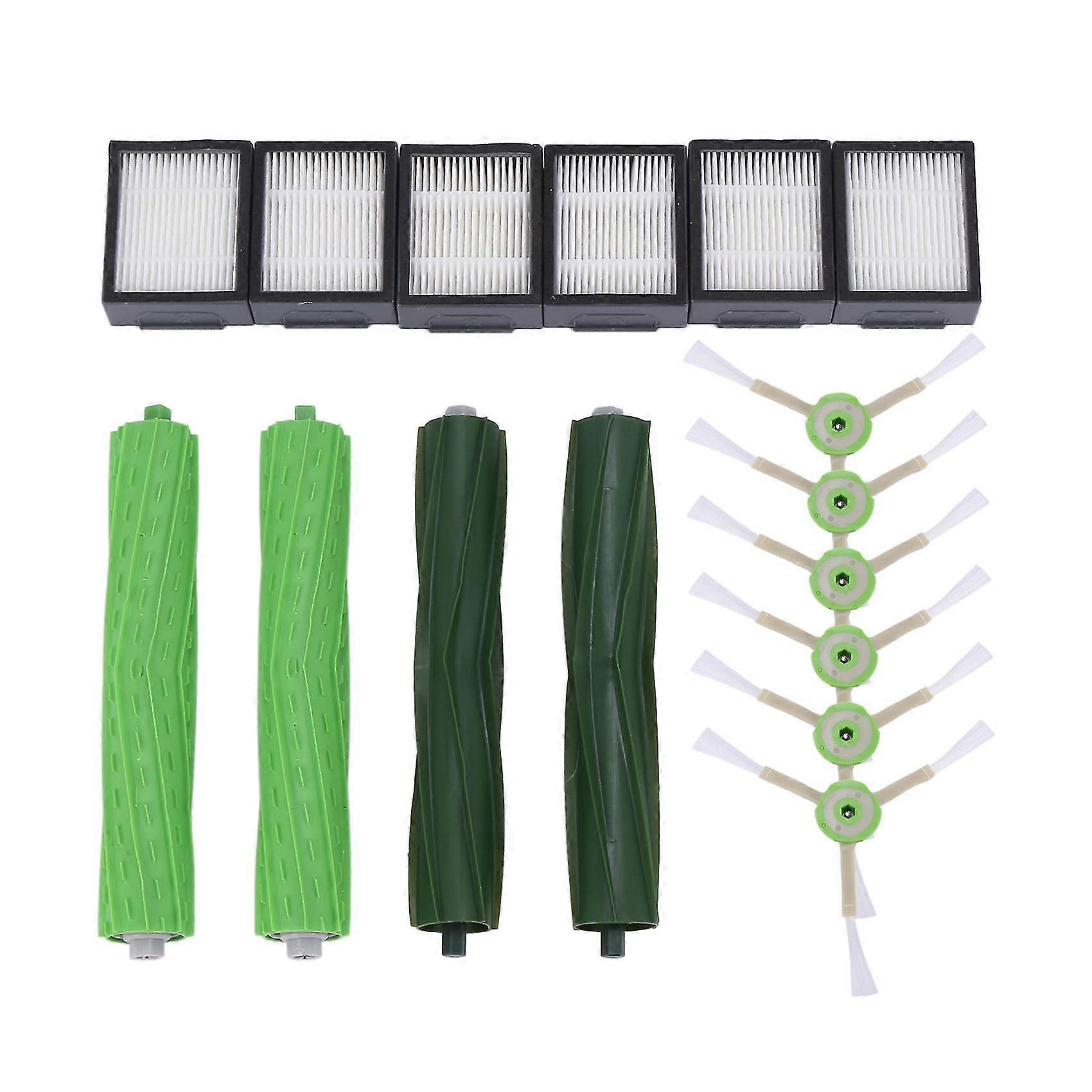 6x Filter+6xside Brush+4xbrush For Irobot Roomba I7 E5 E6 I Series