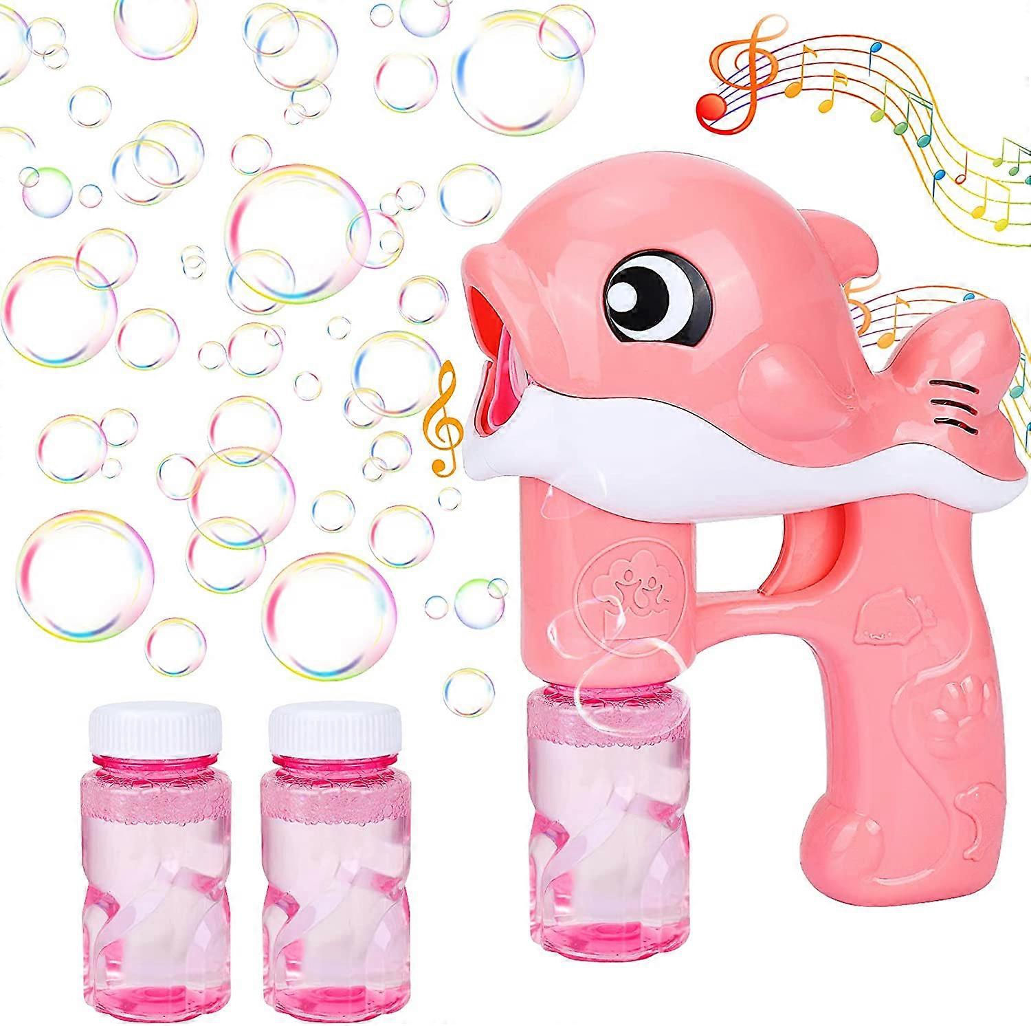 Bubble Machine-19*8*14.5cm, Soap Bubble Gun, Automatic Soap Bubble Machine Child, Bubble Toy with Bubble Refill Bubble Solution Birthday Gift