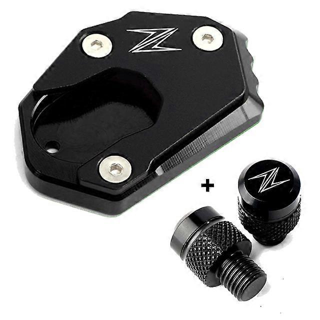 For Kawasaki Z650 Z800 Z900 Z900RS Z1000 Z1000SX Motorcycle Accessories Kickstand Foot Side Stand Enlarger Pad Mirror Hole Screw