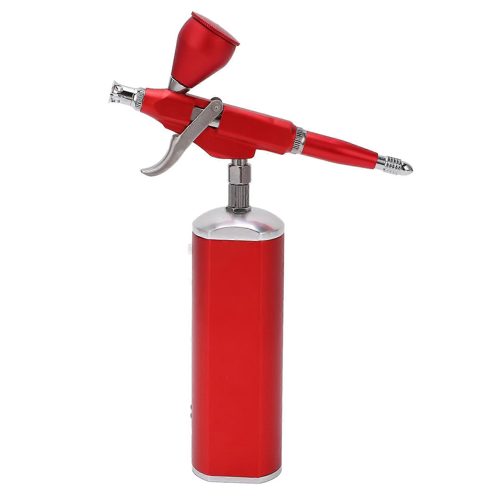 Mini Airbrush Set with Automatic Start Stop 10-30PSI Pressure Rechargeable Battery for Makeup Artwork