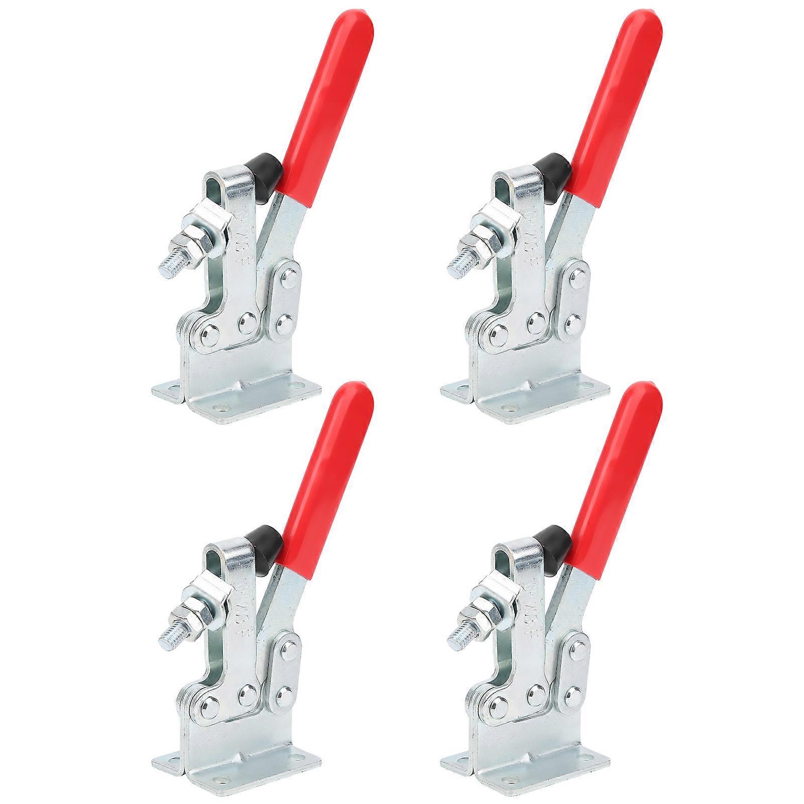 Quick Toggle Clamps Fixed Straight Shank 4pcs for Vertical Grinding Tools