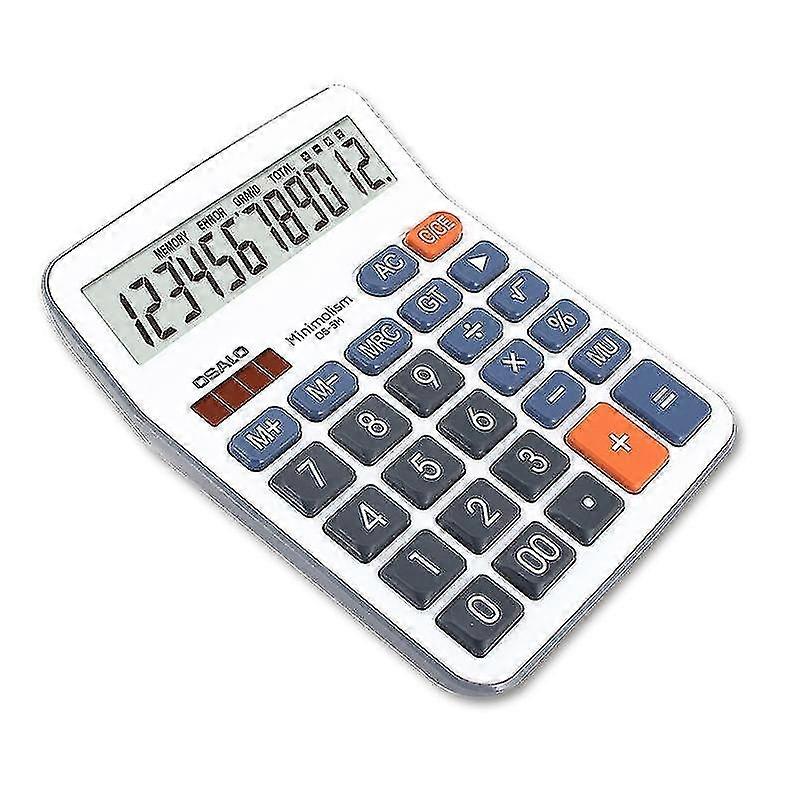 desk Desk Calculator Osalo Osalo Calculation Solar 12 Digit Calculator PXCL