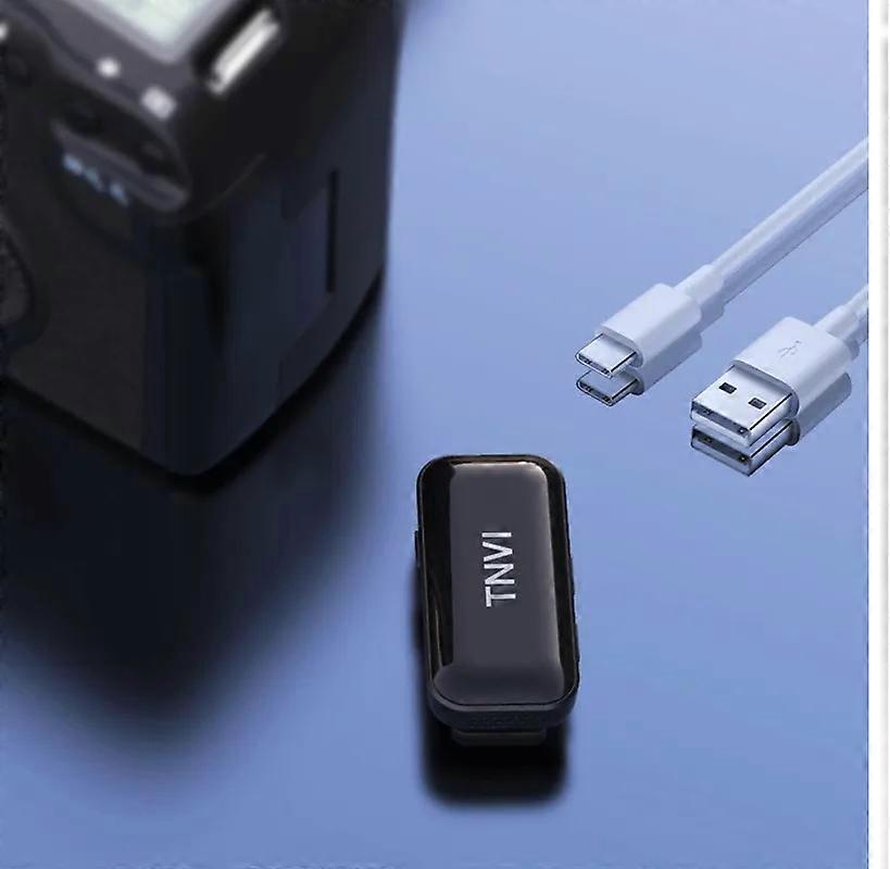 Drahtloses Mikrofonsystem mit wiederaufladbarem Sender Ansteckmikrofon Empfänger