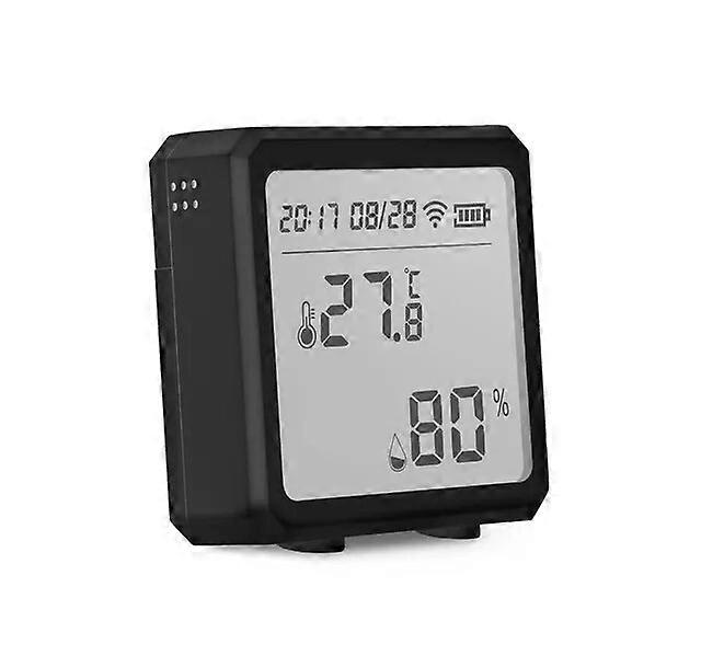 Smart Life WIFI Thermostat Hygrometer Sensor Tuya Alexa Google LCD Display WIFI Humidity Temperature Detection Sensor