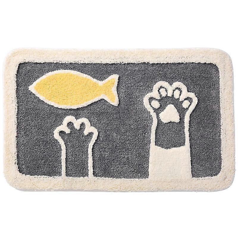 Bath Mat Anti-Slip Absorbent Bathroom Mat Small Master-Cat