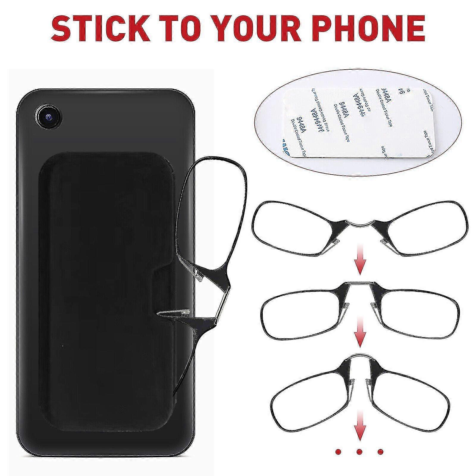 Ultra-thin Reading Glasses Portable Pocket Computer Eyewear Anti Blue 1.0 4.0 e