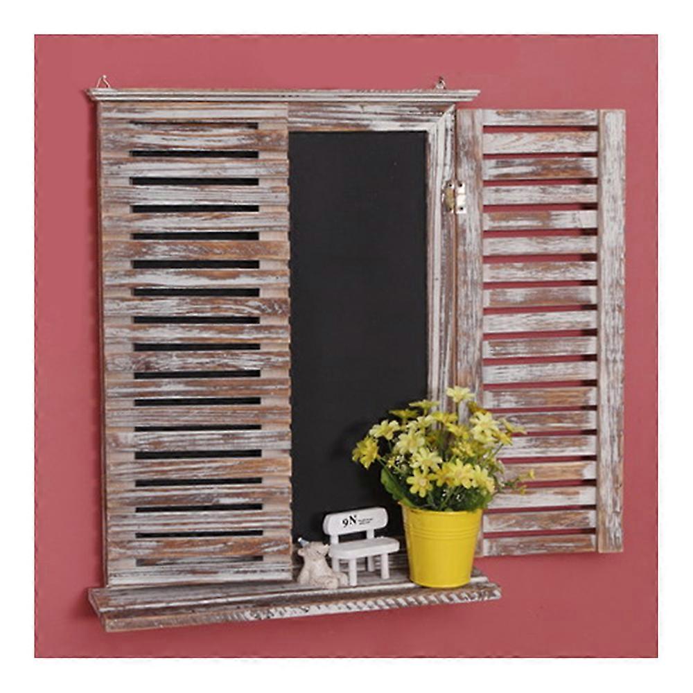 Bar Cafe Retro Window Hang Type Small Blackboard Advertisement Message Board