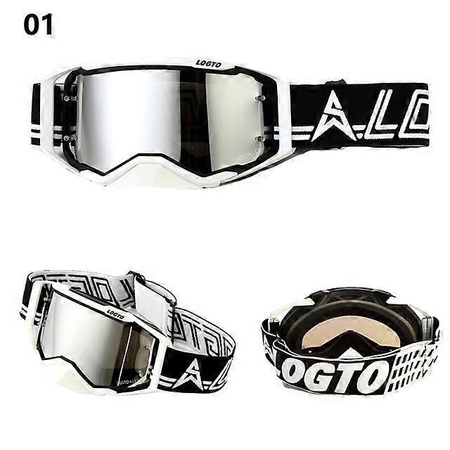 LOGTO Motocross Helmet Goggles Windproof Anti-UV MX ATV MTB Off Road Bike Glasses Sport Safety Glasses
