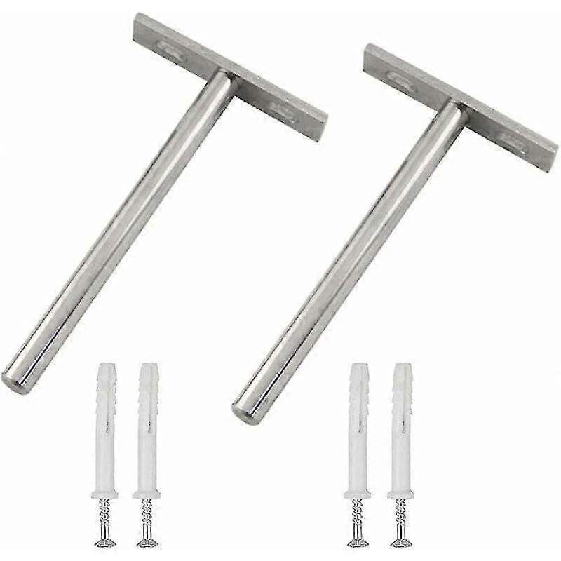 Floating Shelf Brackets 2 Pieces Invisible Shelf Bracket Invisible Floating Shelf Bracket With 4 And