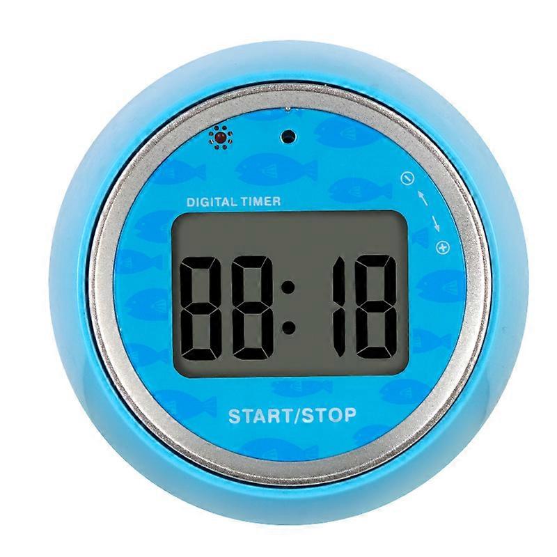 Schermo LCD timer elettronico cucina conto alla rovescia promemoria studente manopola digitale timer blu