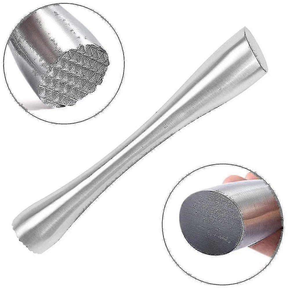 Cocktail Pestle Made Of Stainless Steel, Ice Chopper Lemon Masher Bar Pestle Multifunctional Bar Bartending Tools