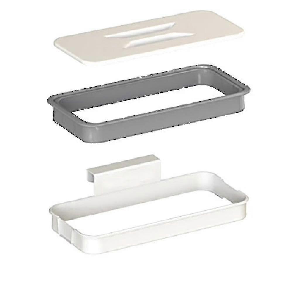 Kitchen Cabinet Door Basket Hanging Trash Can Waste Bin Garbage Rack Tool