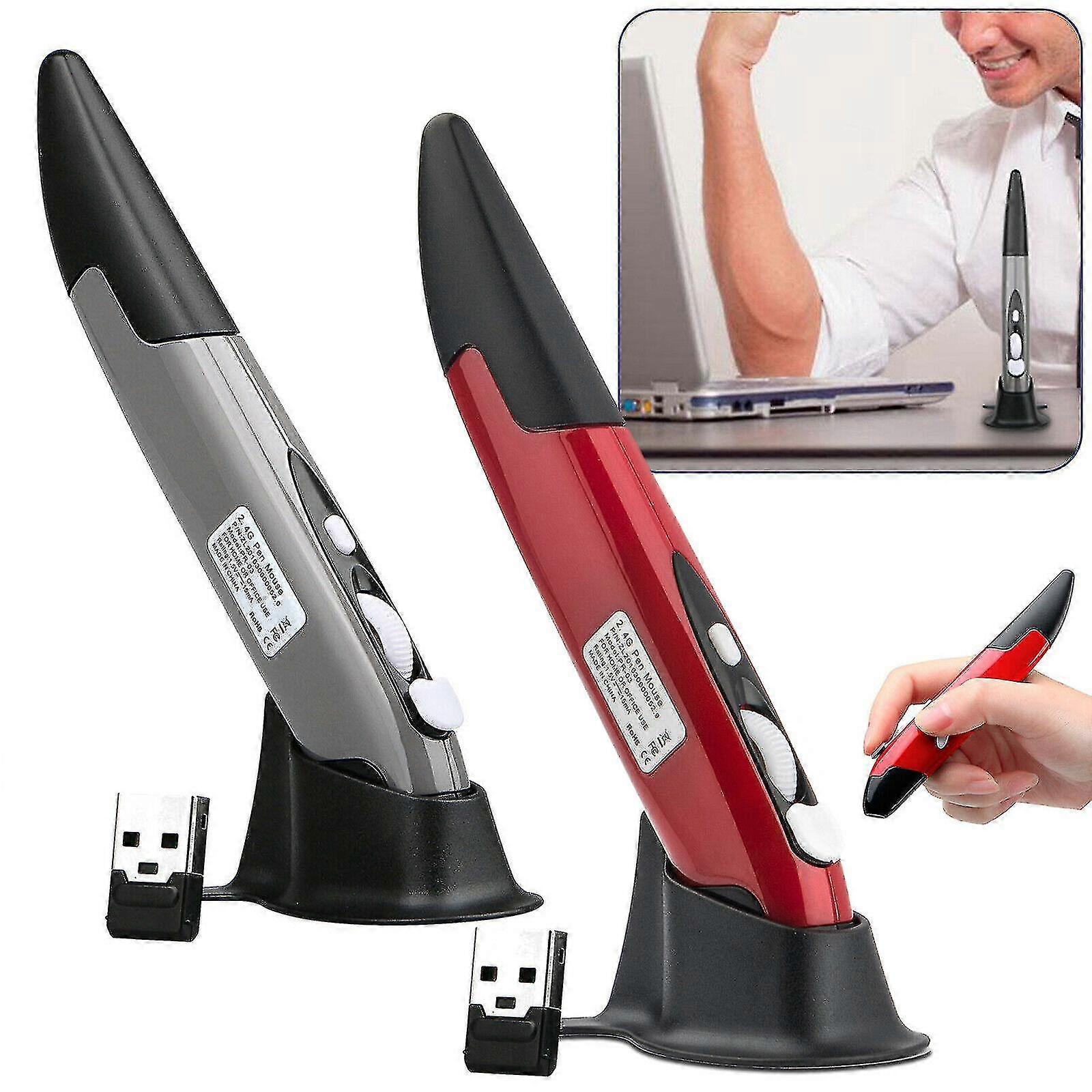 wireless Pointing Mouse Optical Usb Pocket Drawing Write Pen Mini Pc Mice