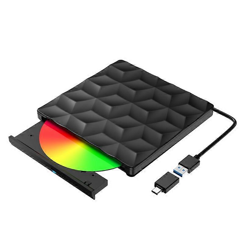 USB 3.0 DVD RW Burner Reader Player Optical Drives Slim External Writer for PC