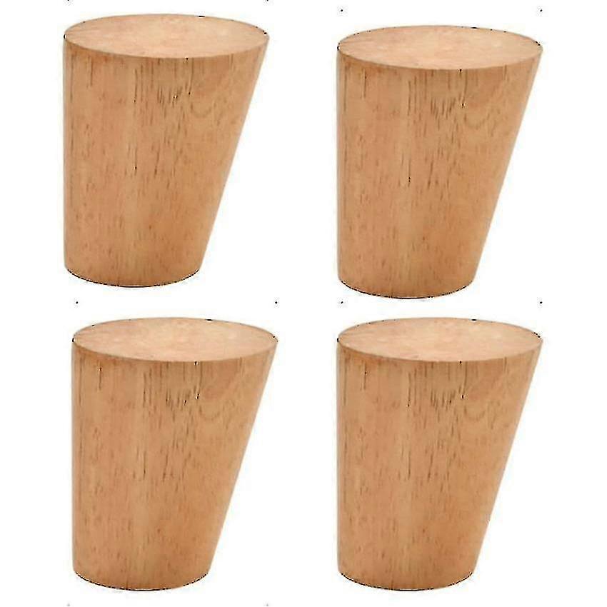 Träbordsben, träfötter, möbelfötter, sofffötter, 4st